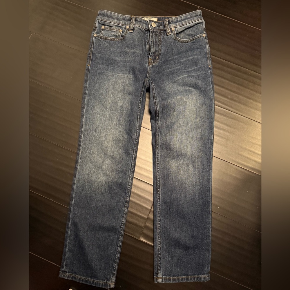 We the free Free people low rise straight crop jeans EUC size 26 boho y2k